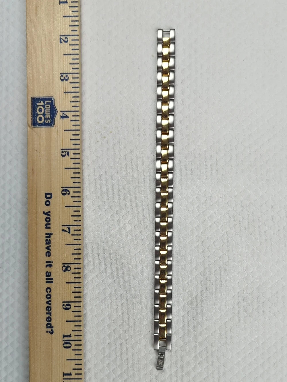 Two-Tone Stainless Steel and Gold Bracelet Band for Wearable